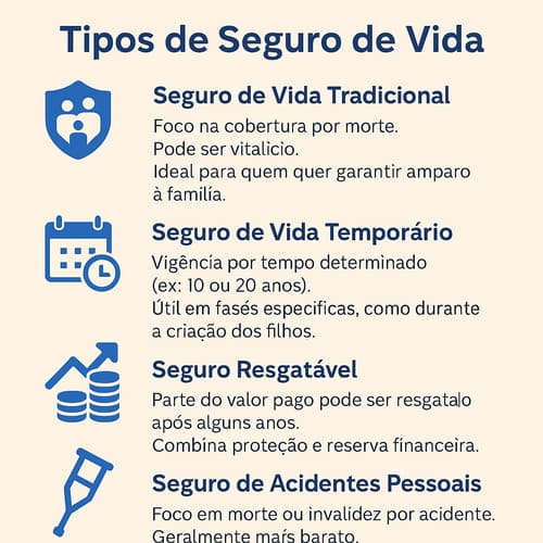 Tipos de Seguro de Vida